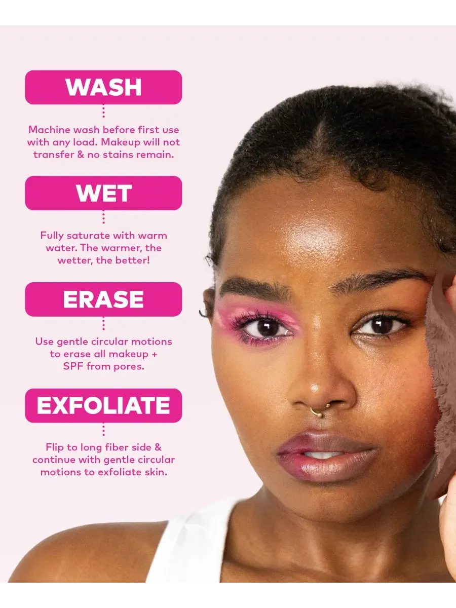 Набор из 7 нейтральных салфеток для снятия макияжа MakeUp Eraser — изображение 9 из 10