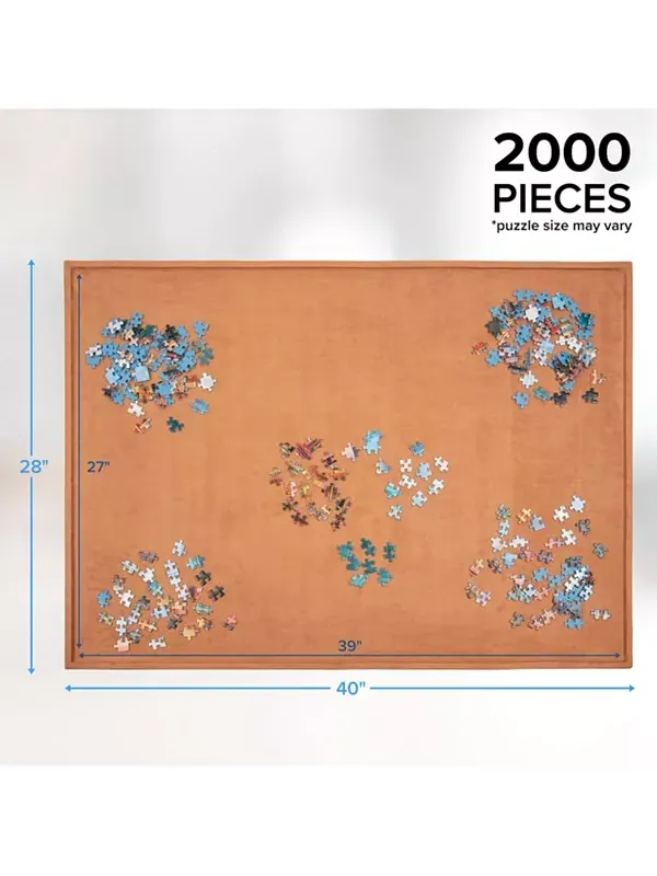 Пазл-Доска на 2000 деталей, 27 x 39 дюймов, стол для пазлов с крышкой Jumbl — изображение 2 из 3