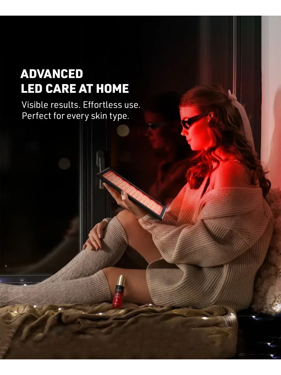 Светодиодная LED-панель для лица с 5 длинами волн FAQ LED Light Therapy Panel FOREO — изображение 4 из 7