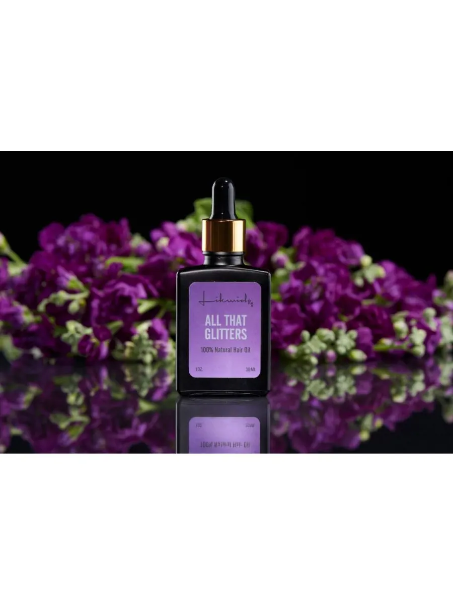 Натуральное масло для волос All That Glitters, 100% натуральное, 28 г Likwid RX — изображение 3 из 3