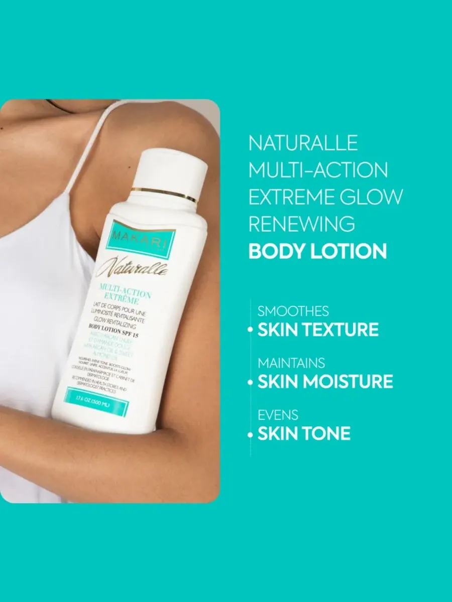 Makari Восстанавливающий лосьон для тела Naturalle Multi-Action Extreme Glow - 17,6 унций — изображение 2 из 8