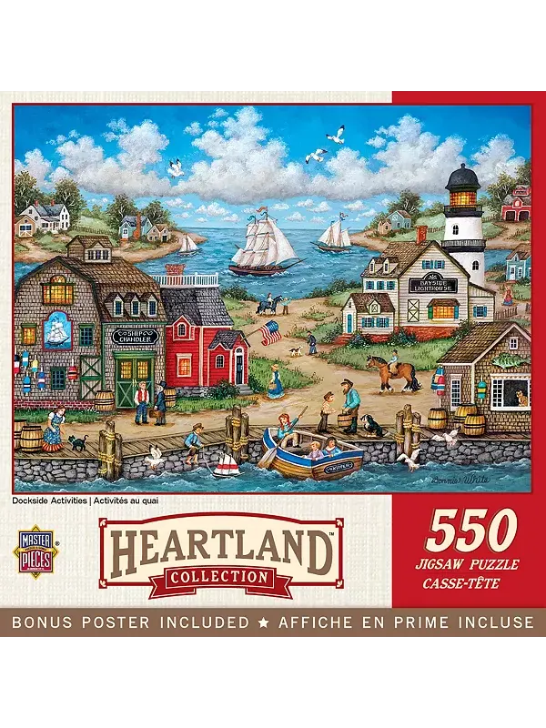 Heartland - мероприятия на причале, пазл из 550 деталей Masterpieces — мульти