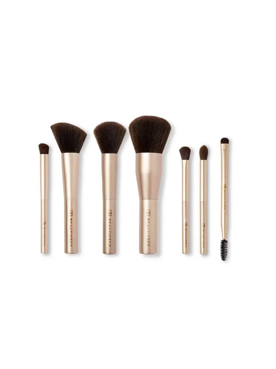 Профессиональная коллекция кистей Beautifect, золото finish