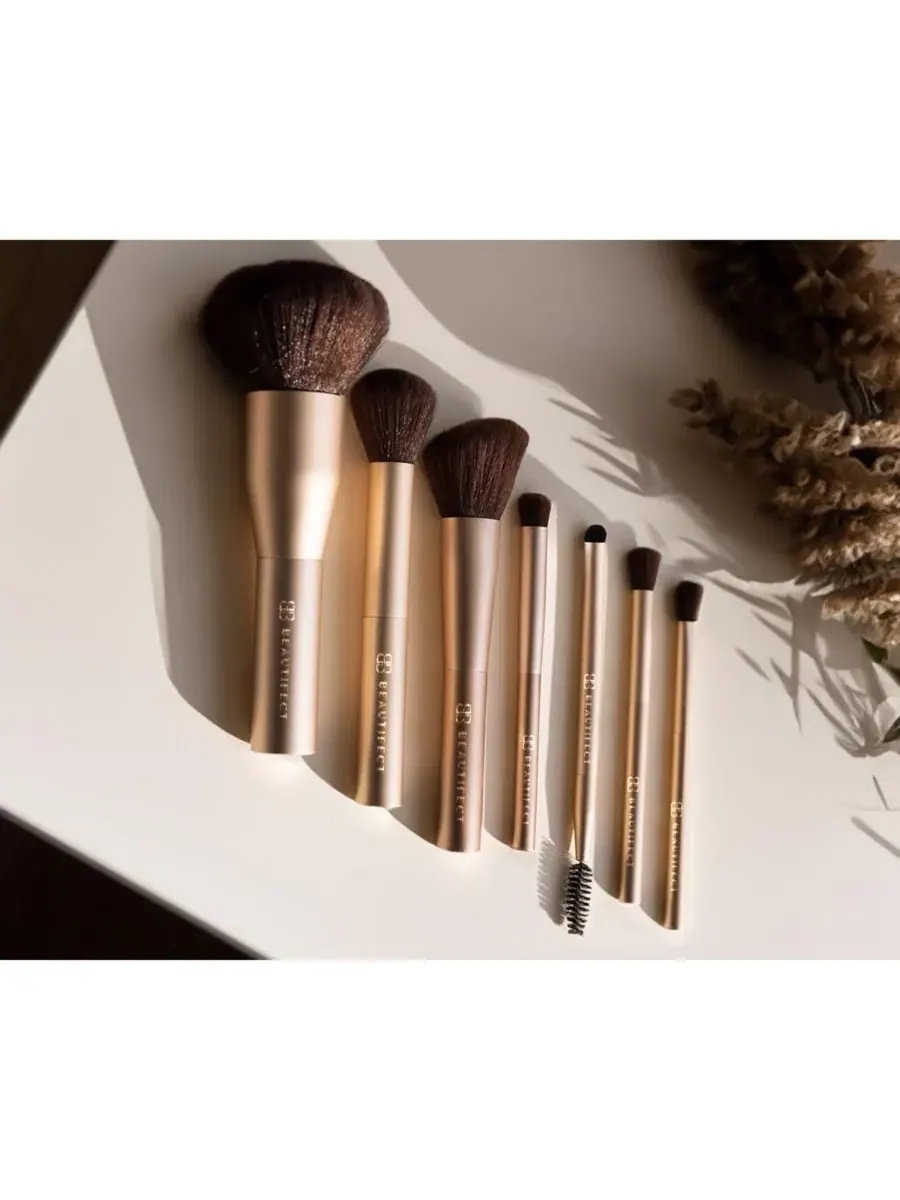 Профессиональная коллекция кистей Beautifect, золото finish — изображение 2 из 7