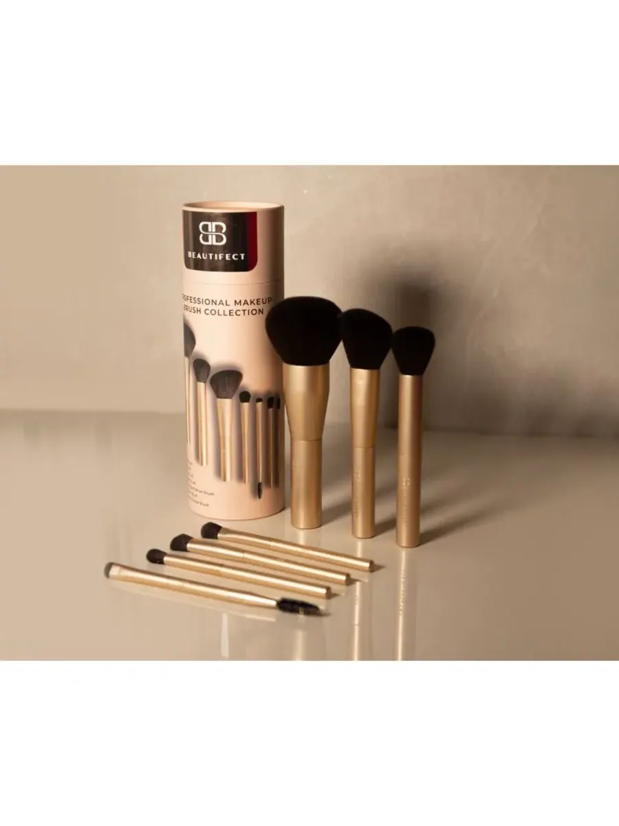 Профессиональная коллекция кистей Beautifect, золото finish — изображение 6 из 7