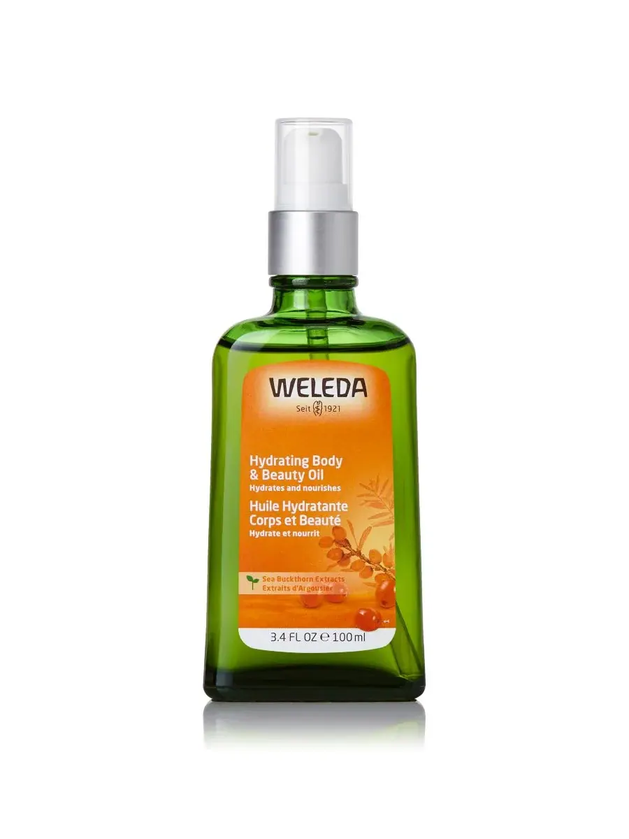 Weleda Увлажняющее масло для тела и тела, 3,4 унции — мульти