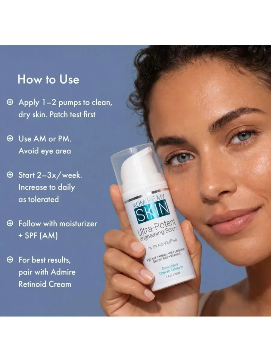 Сыворотка для лица с 1% Synovea HR, осветляющая, от темных пятен Admire My Skin — изображение 8 из 8