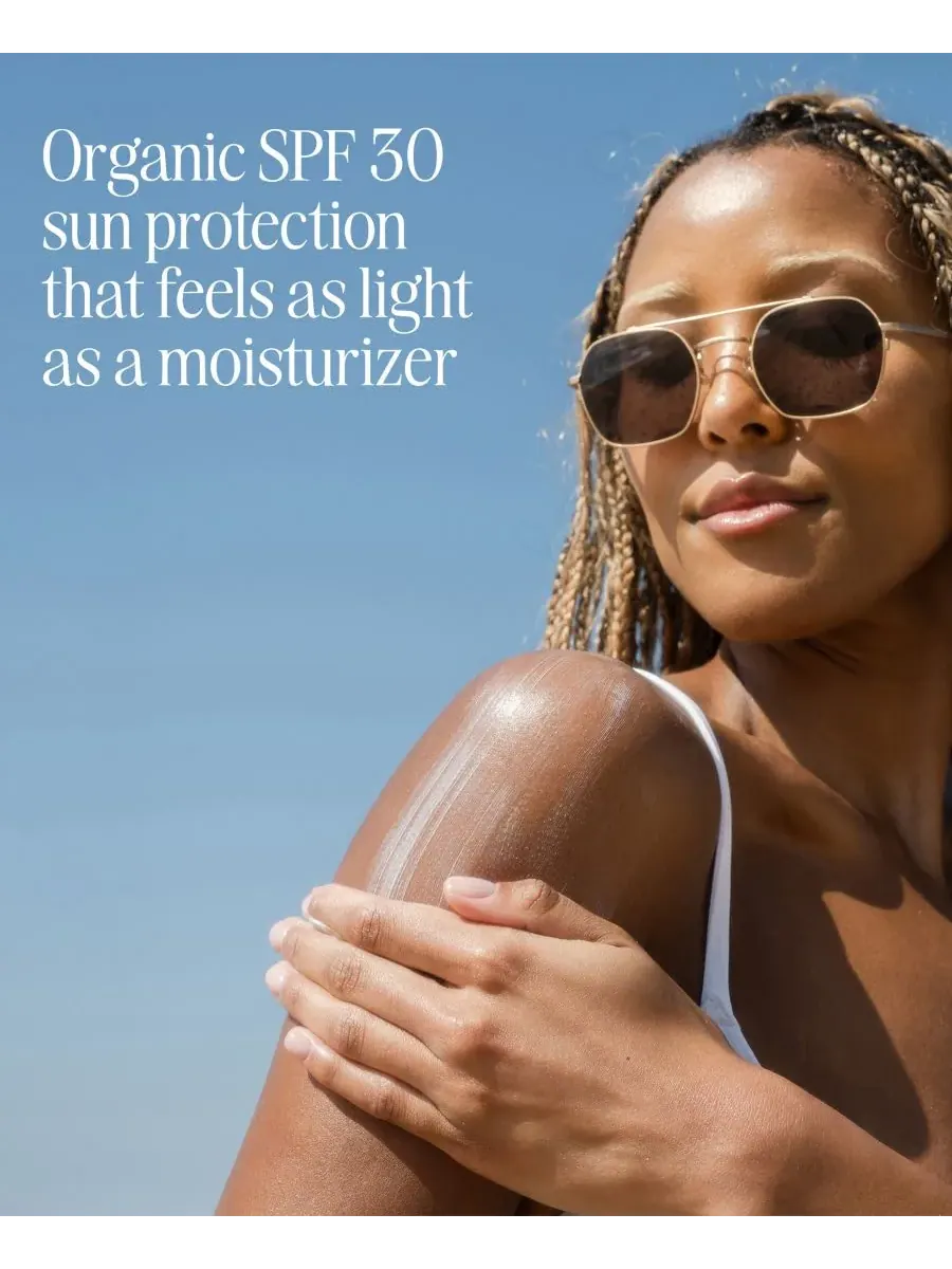 COOLA Увлажняющий солнцезащитный лосьон SPF 30 - Тропический кокос, 40 г — изображение 3 из 5
