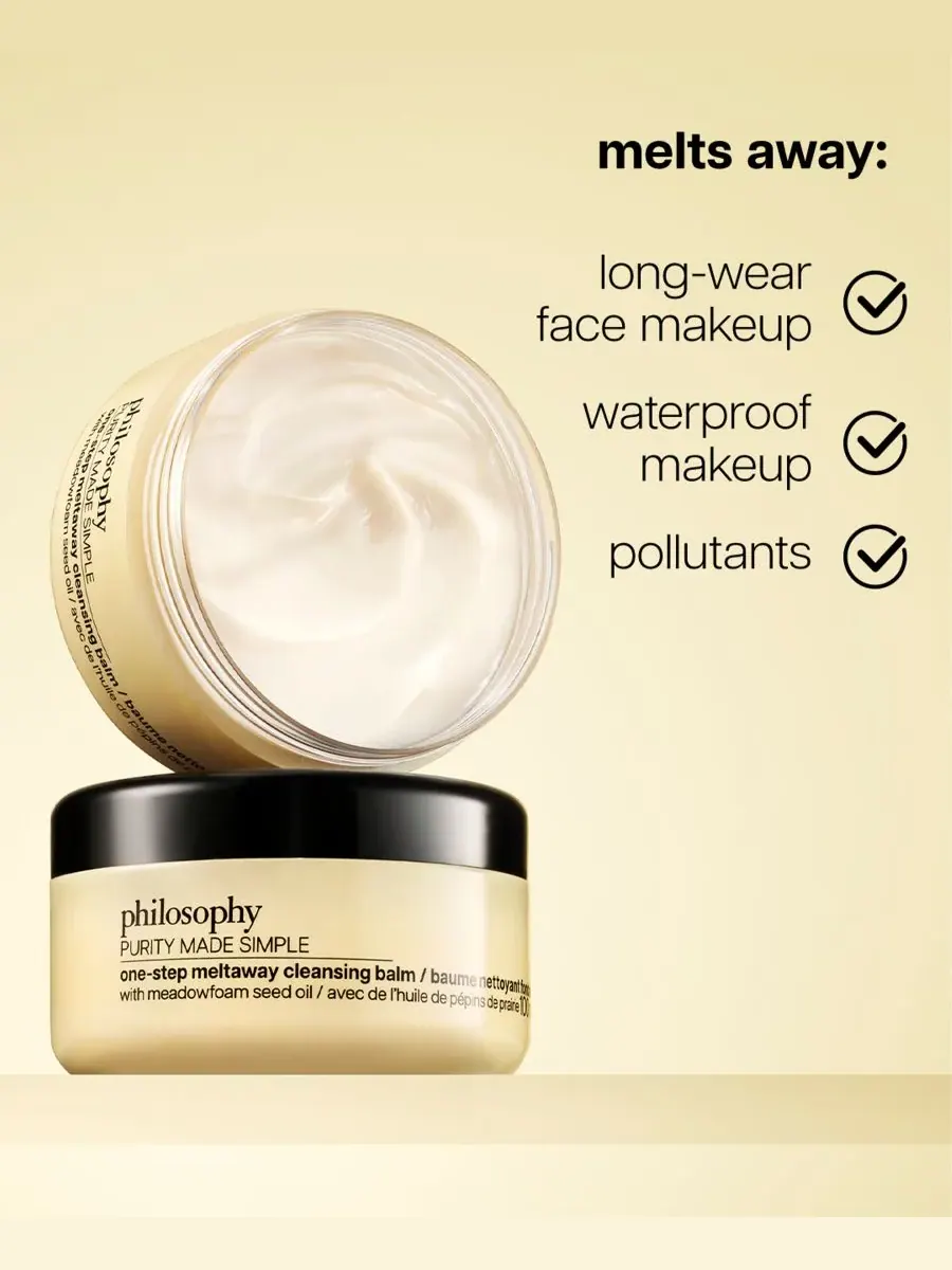 Крем для лица SPF PHILOSOPHY Очищающий бальзам Purity One-Step Meltaway — изображение 2 из 10