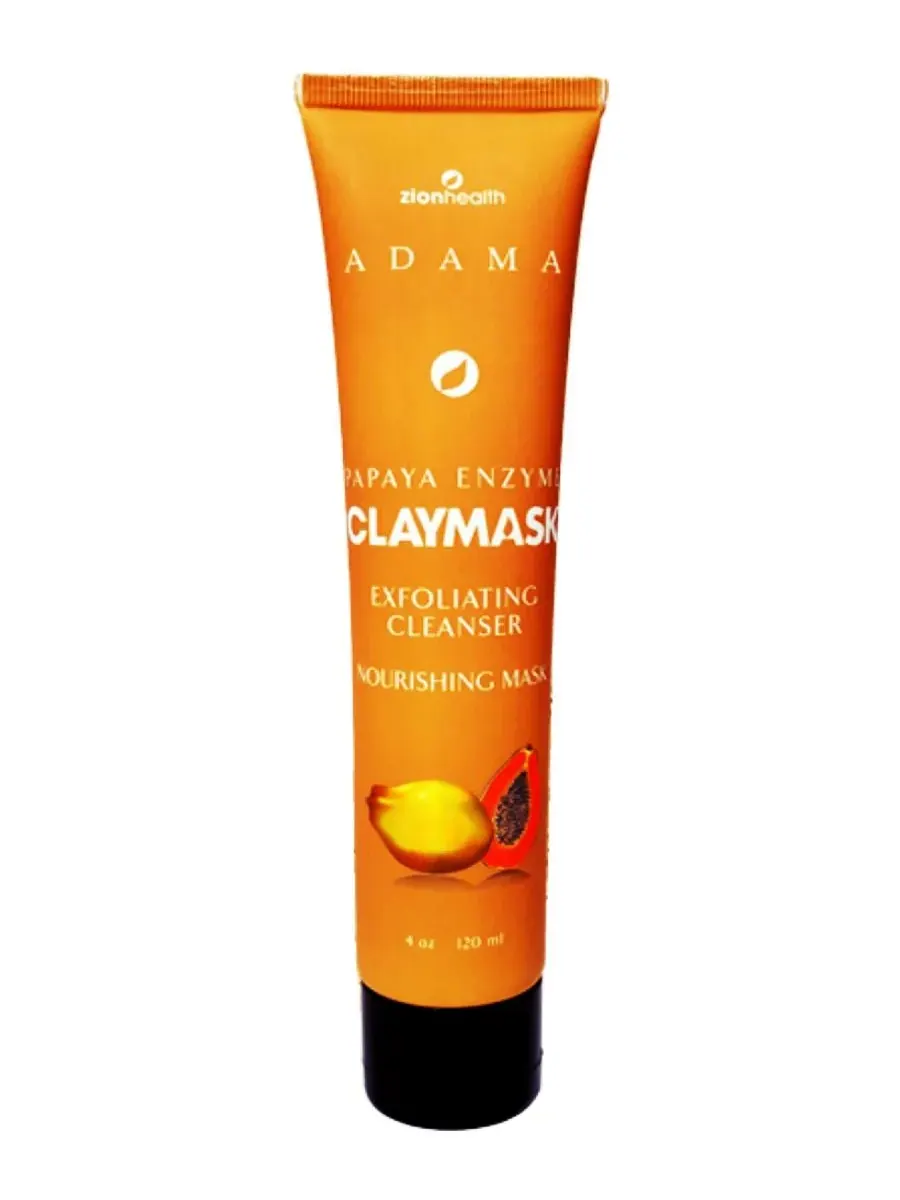Гель для умывания Zion Health — Очищающее средство ClayMask Exfoliating Papaya Enzyme Cleanser, 118