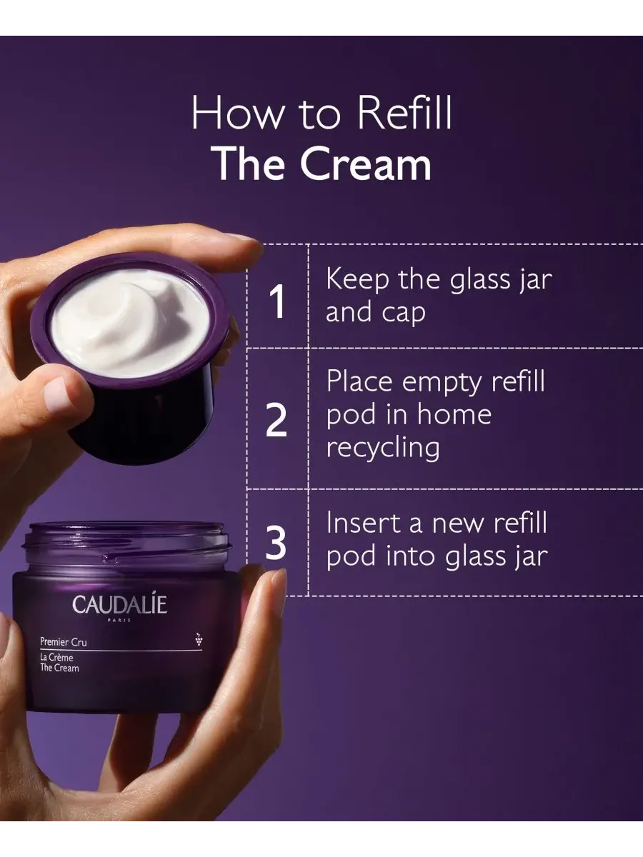Сыворотка Caudalie — Сменный блок крема Premier Cru The Cream — изображение 4 из 9