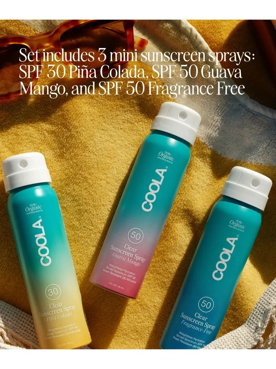 COOLA Набор из 3 мини-спрей с SPF-защитой — изображение 4 из 8