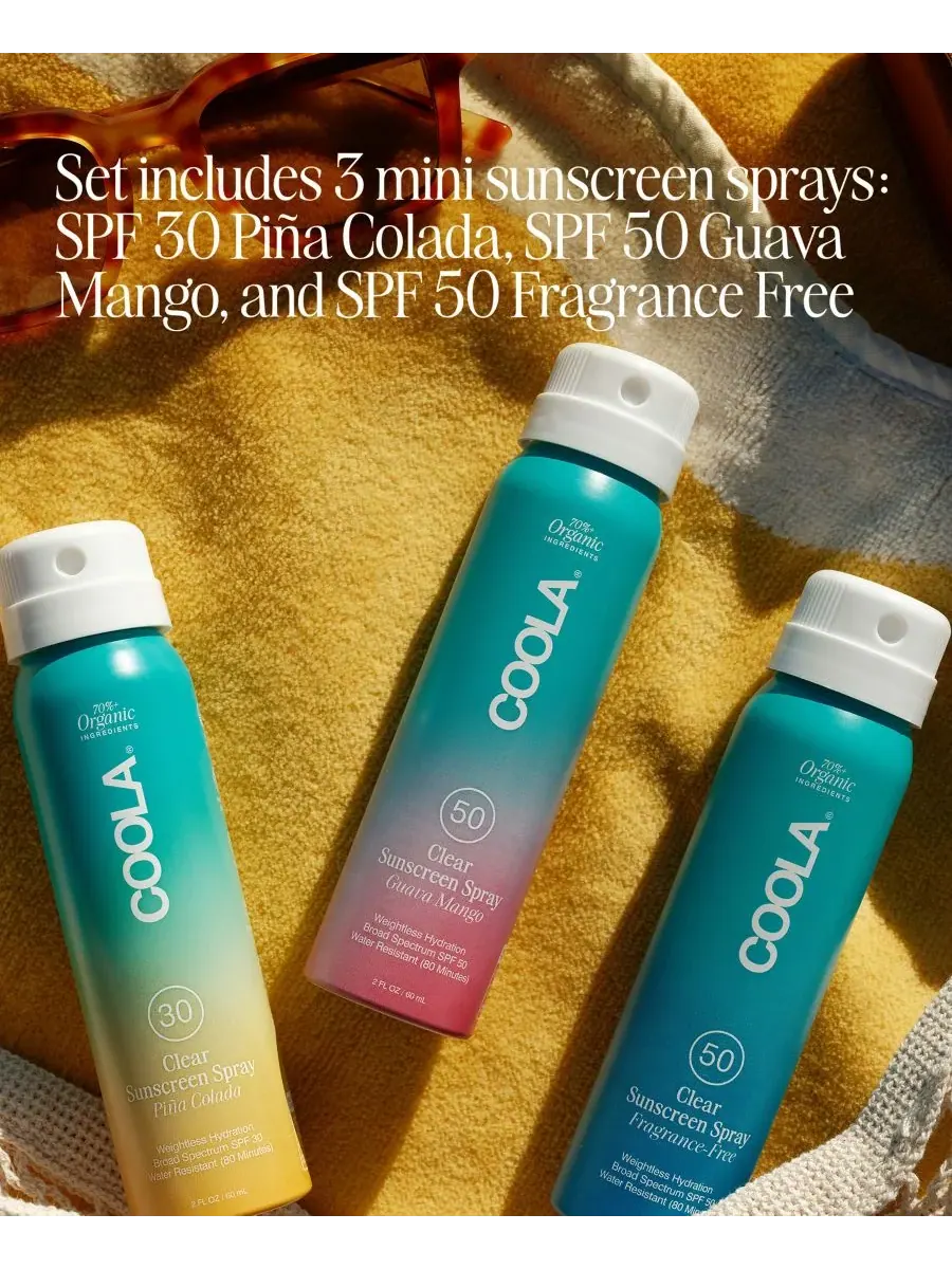 COOLA Набор из 3 мини-спрей с SPF-защитой — изображение 8 из 8