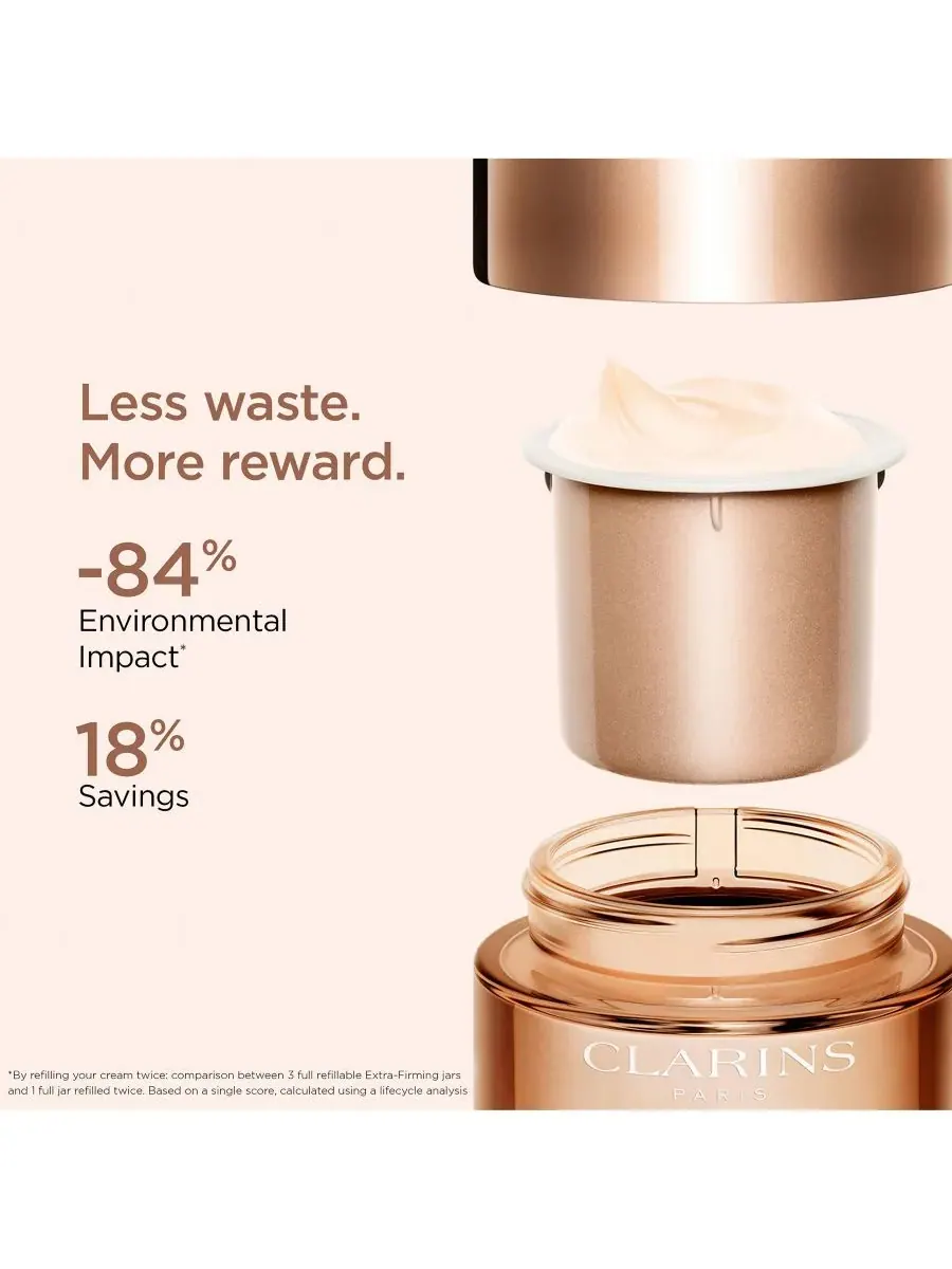 Сыворотка Clarins — Сменный блок увлажняющего ночного крема для сухой кожи с эффектом усиления — изображение 2 из 10