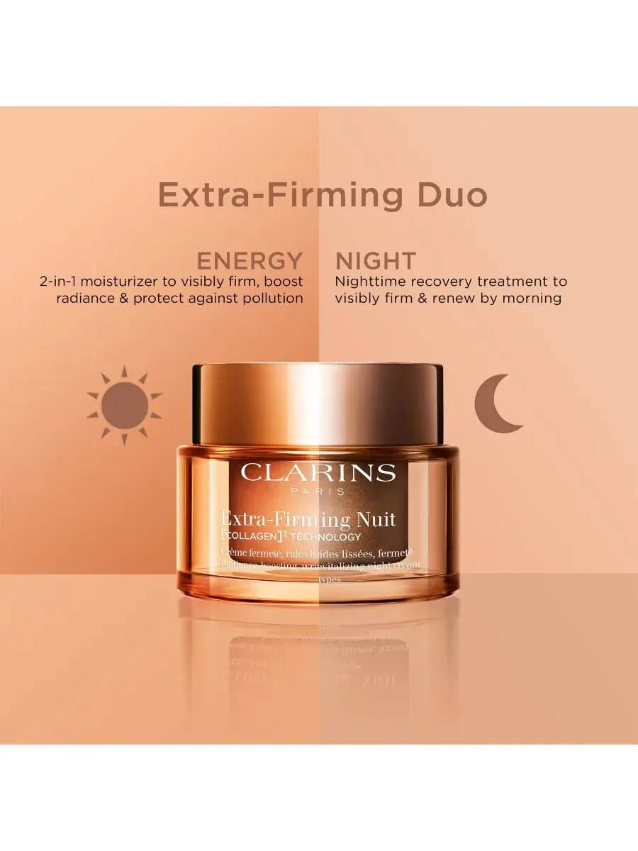 Сыворотка Clarins — Сменный блок увлажняющего ночного крема для сухой кожи с эффектом усиления — изображение 8 из 10