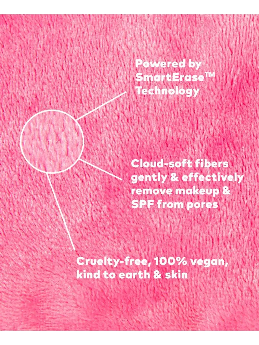 Средство для снятия макияжа Makeup Eraser — Розовые салфетки для снятия макияжа PRO — изображение 3 из 10
