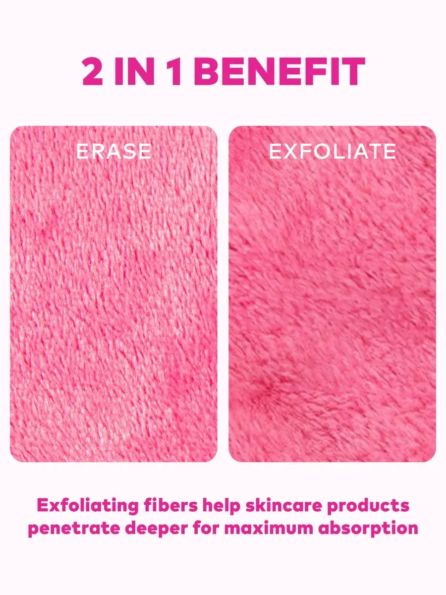 Средство для снятия макияжа Makeup Eraser — Розовые салфетки для снятия макияжа PRO — изображение 7 из 10