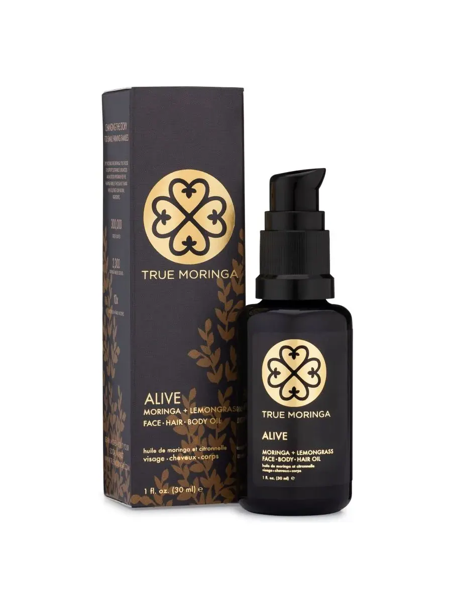 Масло для лица True Moringa — С морингой и лемонграссом, 28 г — мульти