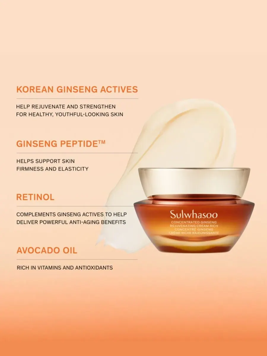 Sulwhasoo Концентрированный омолаживающий крем с женьшенем, 1,7 унции — изображение 8 из 10