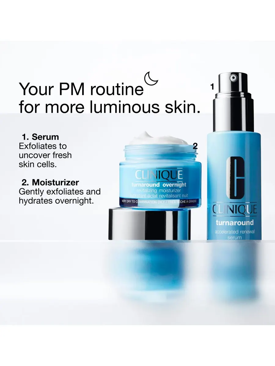 Сыворотка Clinique — Увлажняющий ночной Turnaround Overnight Revitalizing Moisturizer, 50 мл — изображение 7 из 9