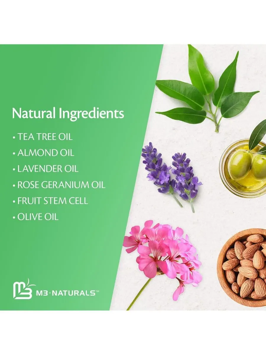 M3 Naturals Натуральный бальзам с маслом чайного дерева, миндальным маслом и стволовыми клетками | — изображение 4 из 7