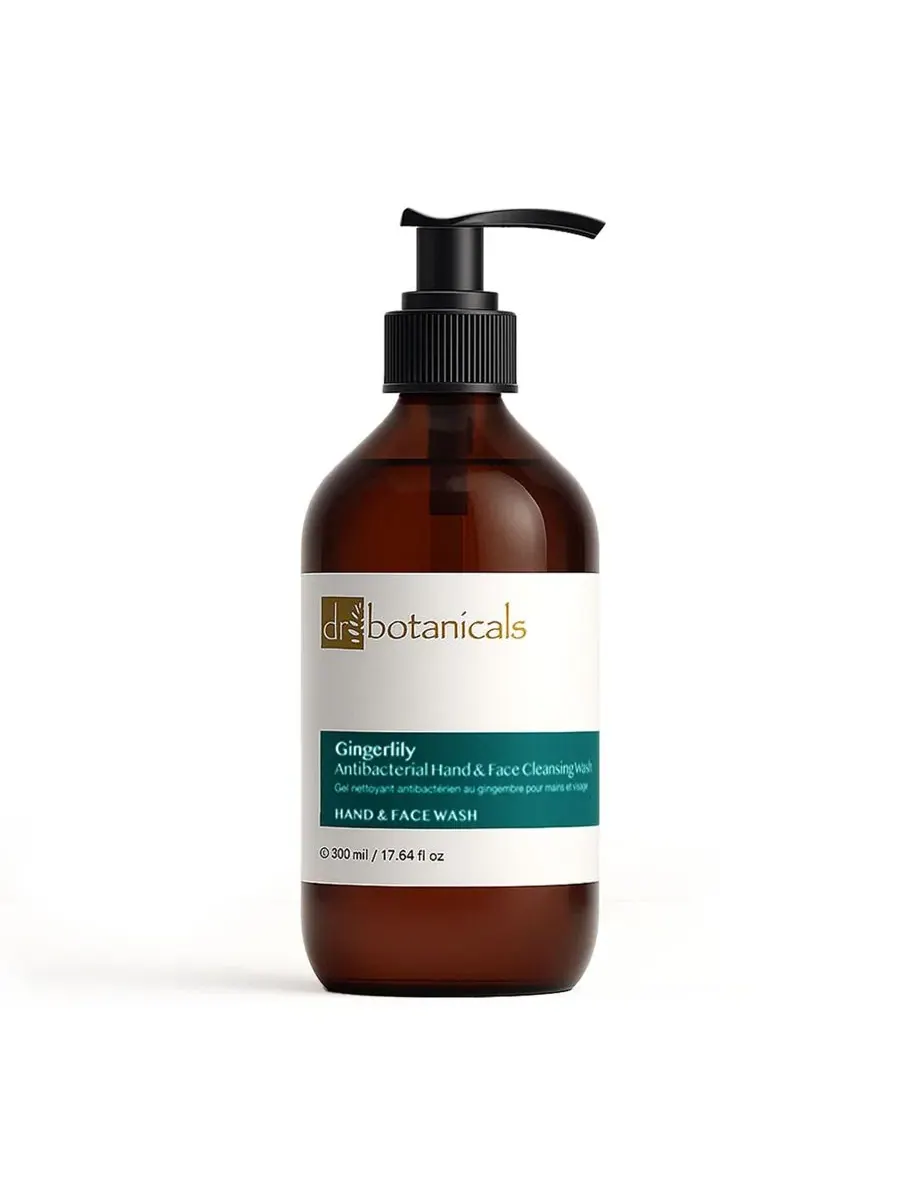 Гель для умывания лица и рук Gingerlily, 500 мл, с пантенолом Dr. Botanicals