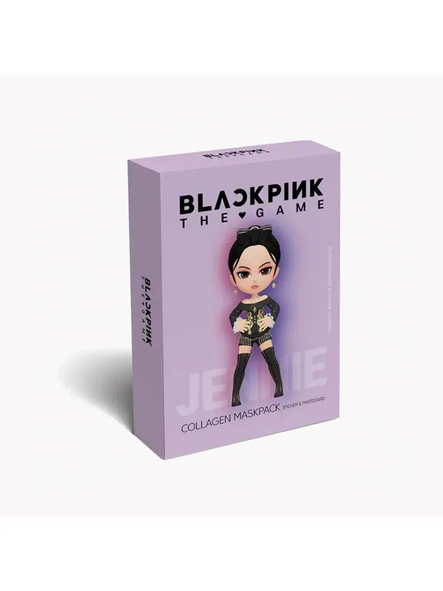 SIIA Cosmetics Набор масок BLACKPINK THE GAME MASKPACK SET - JENNIE (COLLAGEN)