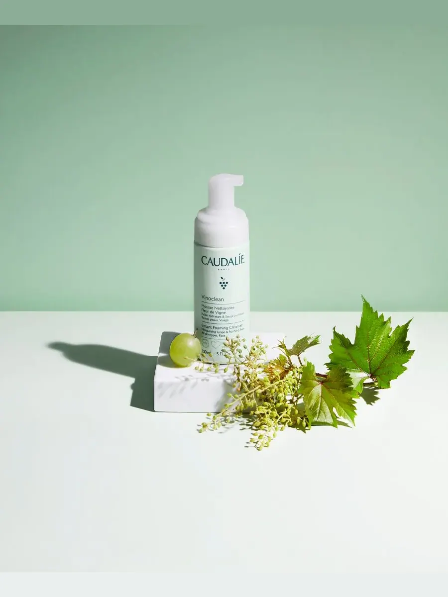 Пилинг Caudalie — Пенящееся очищающее средство Vinoclean Instant Foaming Cleanser, 140 мл — изображение 3 из 8