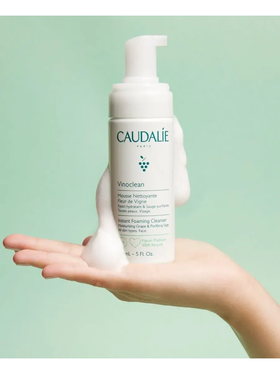 Пилинг Caudalie — Пенящееся очищающее средство Vinoclean Instant Foaming Cleanser, 140 мл — изображение 6 из 8