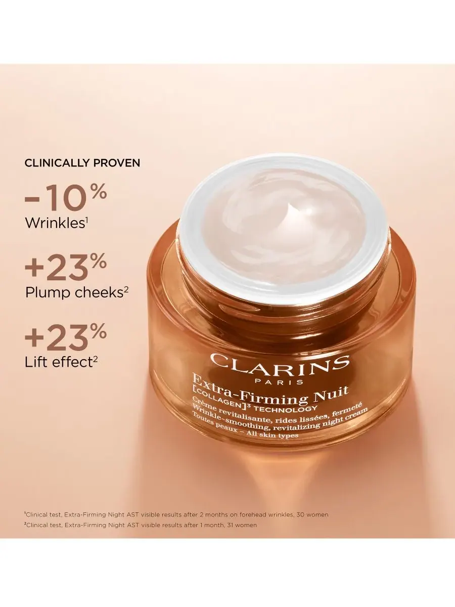 Сыворотка Clarins — Увлажняющий ночной для интенсивного укрепления кожи, сменный блок — изображение 2 из 10