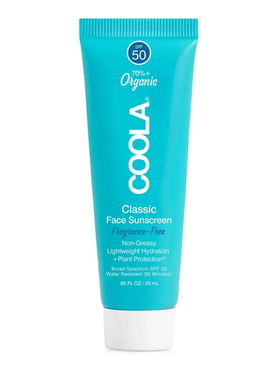 COOLA Классический солнцезащитный лосьон для лица SPF 50, 0,85 унции — мульти