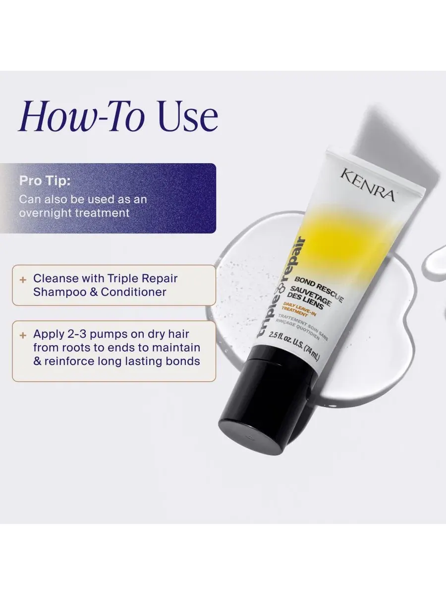 Кондиционер для волос Triple Repair Bond Rescue Kenra Professional — изображение 2 из 5