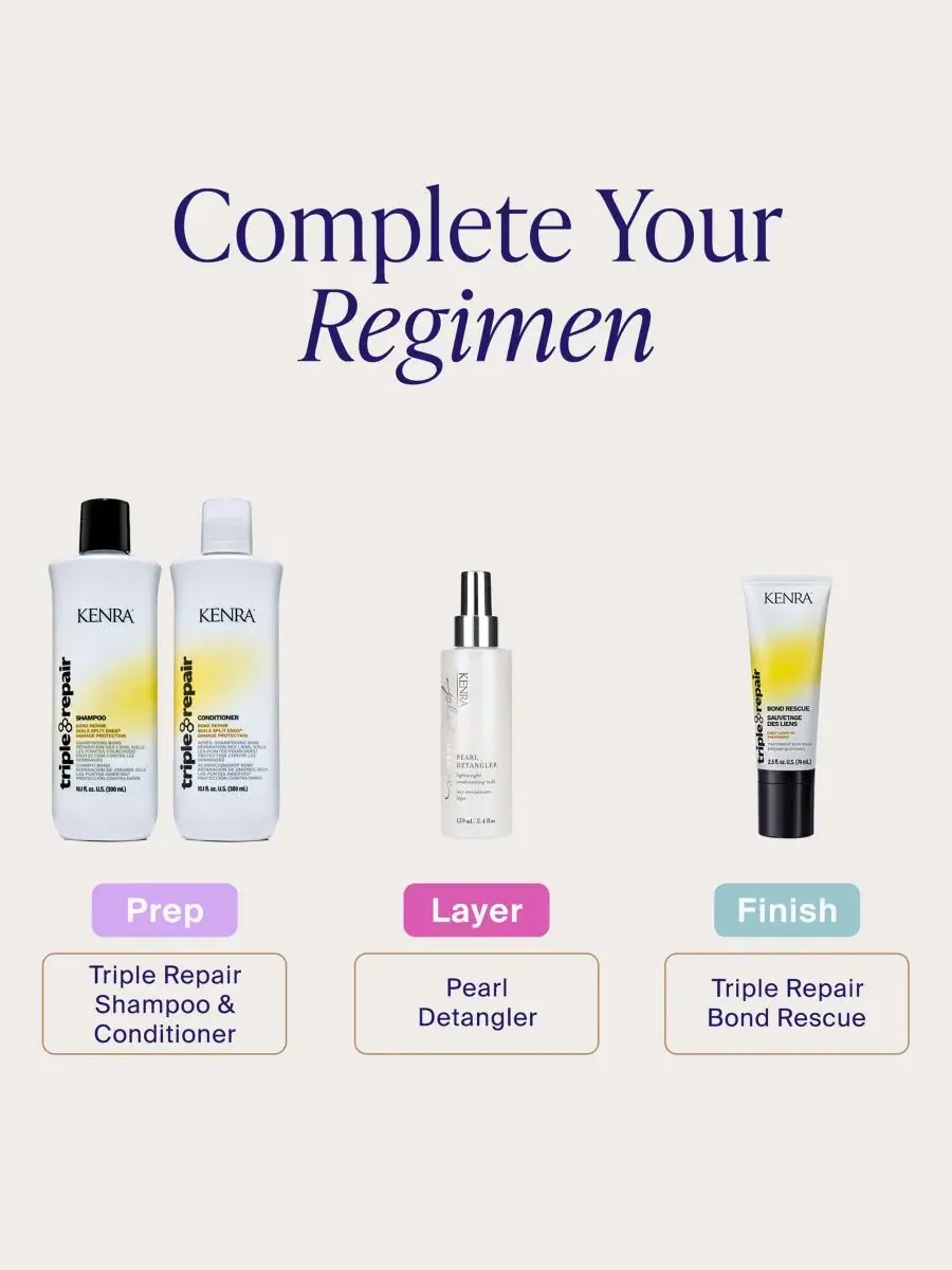 Кондиционер для волос Triple Repair Bond Rescue Kenra Professional — изображение 4 из 5