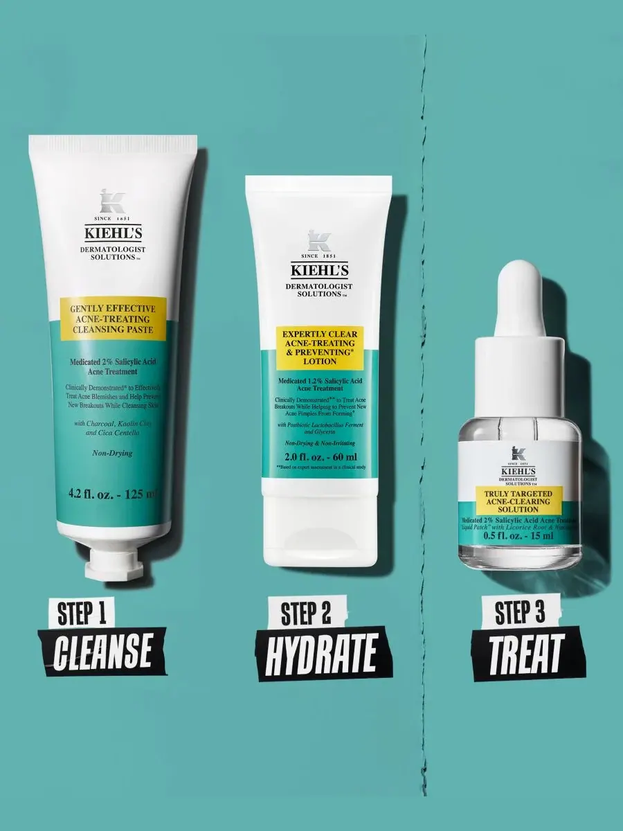 Маска для лица Kiehl's — Since 1851 Мягкая и эффективная очищающая паста для лечения акне — изображение 4 из 6