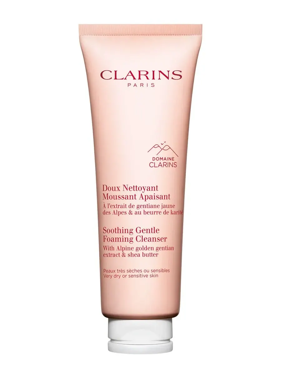 Средство для снятия макияжа Clarins — Успокаивающее нежное пенящееся очищающее средство с маслом ши