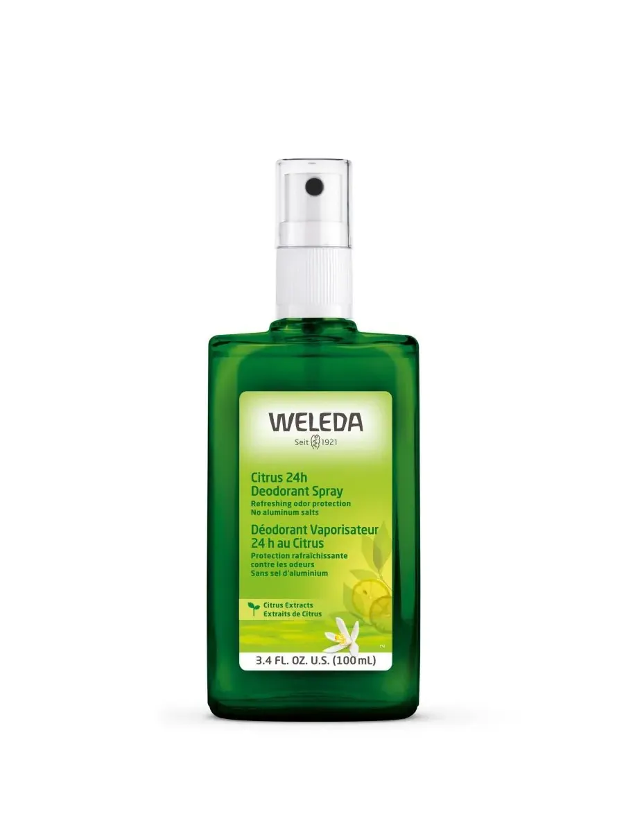 Weleda Дезодорант-спрей Citrus 24 Hours, 3,4 унции — мульти