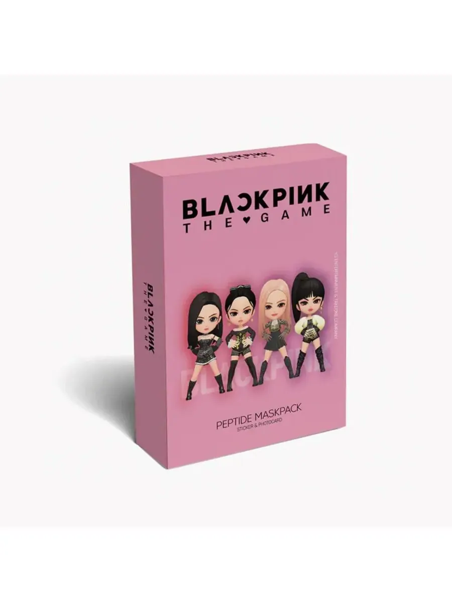 SIIA Cosmetics Набор масок BLACKPINK THE GAME - Группа (PEPTIDE)
