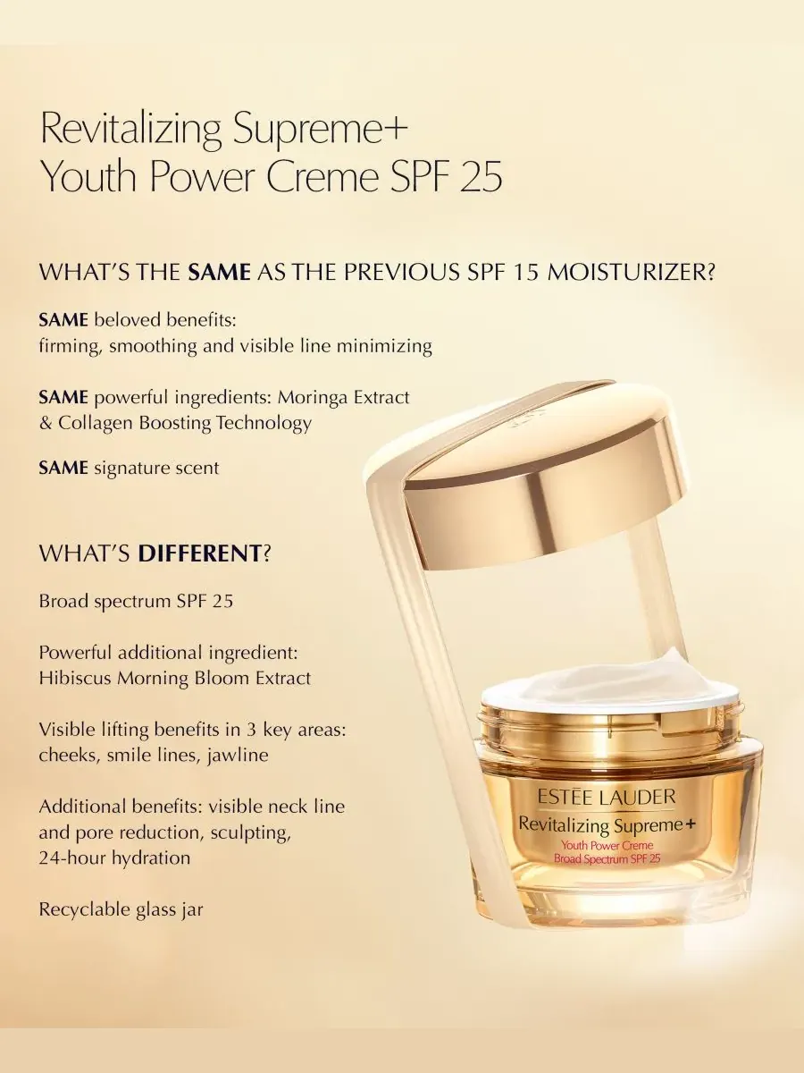 Estée Lauder Восстанавливающий увлажняющий крем Supreme+ с SPF 25, 70 мл — изображение 3 из 5