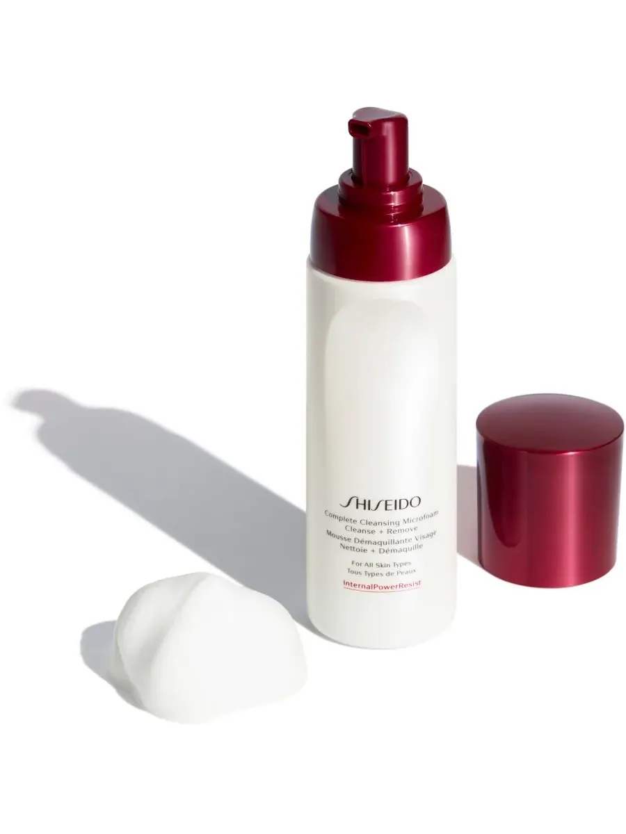 Средство для снятия макияжа Shiseido — Очищающая микропена для полного очищения, 170 мл — изображение 3 из 3