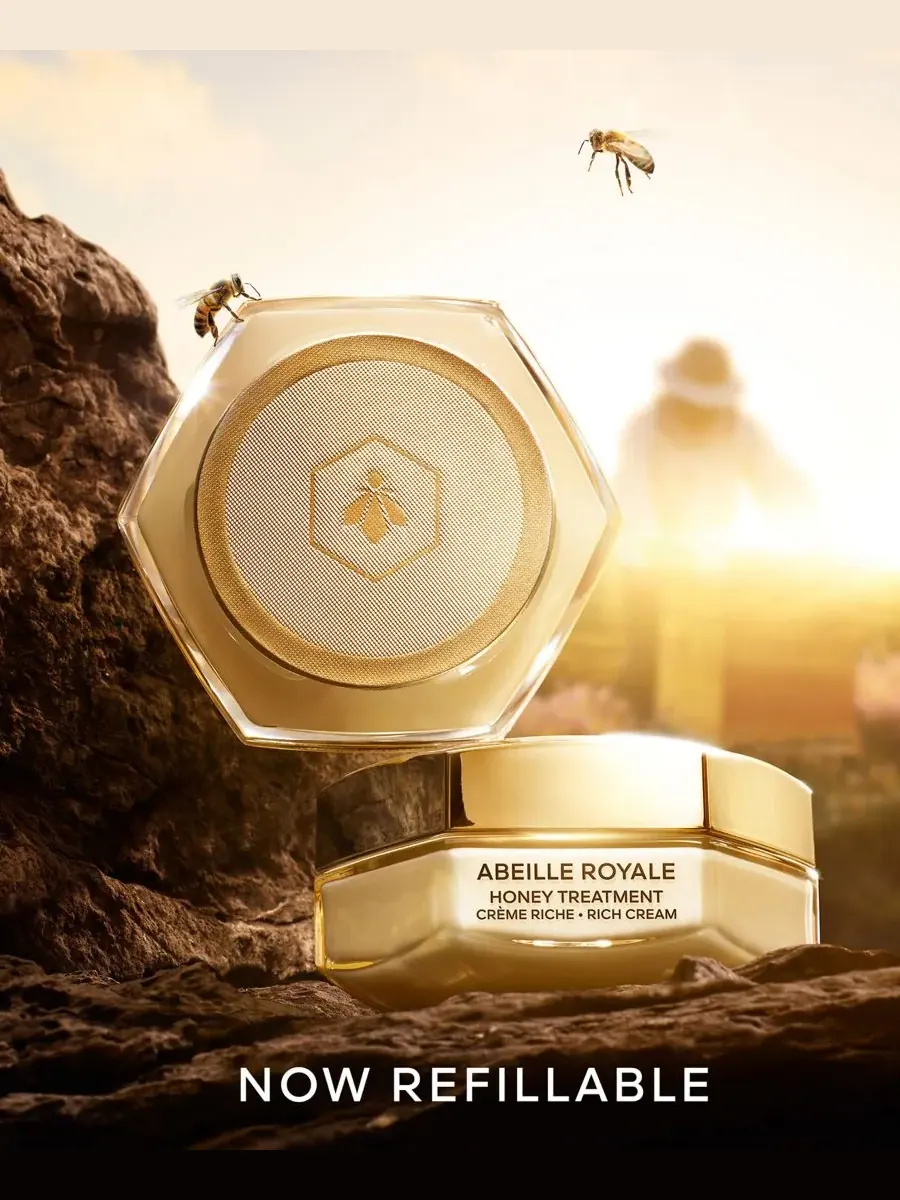 GUERLAIN Сменный блок крема для ухода за кожей Abeille Royale Honey Treatment Rich Cream, 1,6 унции — изображение 9 из 10