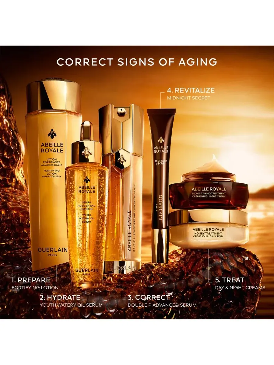 Ночной крем для лица с лифтинг-эффектом, 50 мл, с технологией Face-Taping GUERLAIN Abeille Royale — изображение 5 из 8