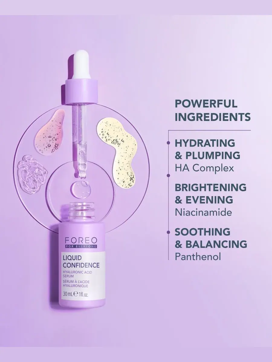 Сыворотка Foreo — С гиалуроновой кислотой For EveryOne Liquid Confidence — изображение 2 из 4