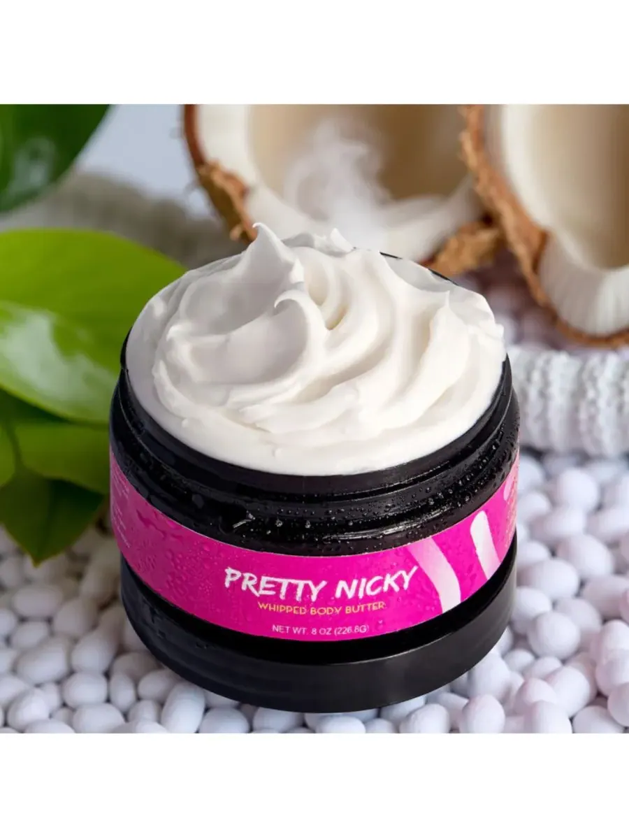COCO XO Натуральное взбитое масло для тела Pretty Nicky, 8 унций