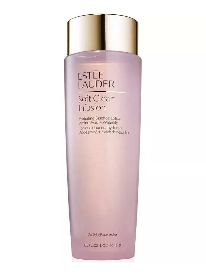 Эссенция Estée Lauder Soft Clean Infusion с аминокислотами и кувшинкой, увлажняющая, для сухой и