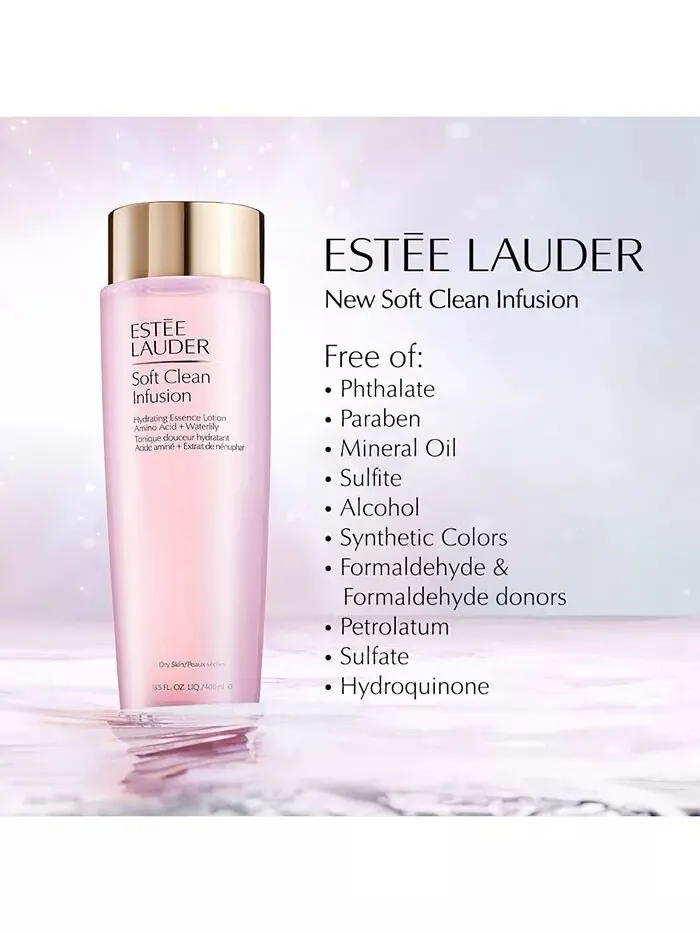 Эссенция Estée Lauder Soft Clean Infusion с аминокислотами и кувшинкой, увлажняющая, для сухой и — изображение 5 из 5