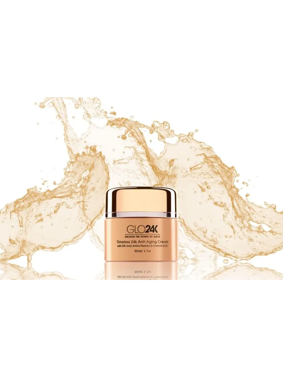 Гель для умывания Glo24K — Антивозрастной Timeless 24K, 48 г — изображение 2 из 3