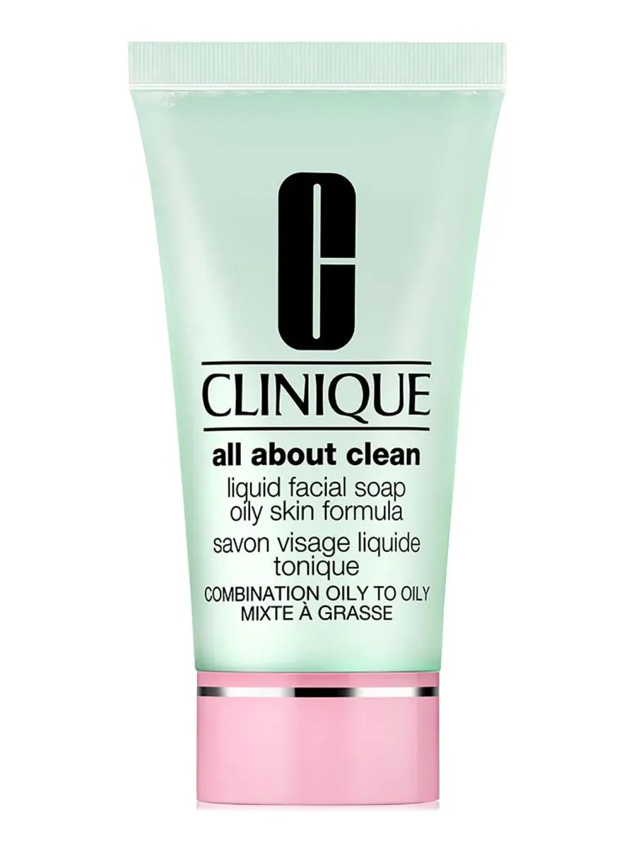 Крем для лица Clinique — Жидкое очищающее мыло для лица All About Clean для жирной кожи