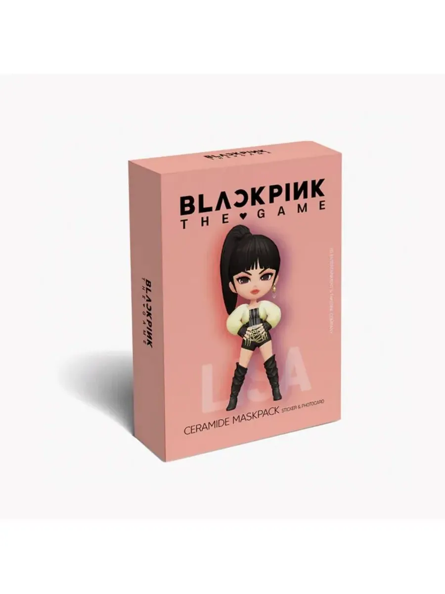 SIIA Cosmetics Набор масок BLACKPINK THE GAME - LISA (CERAMIDE)