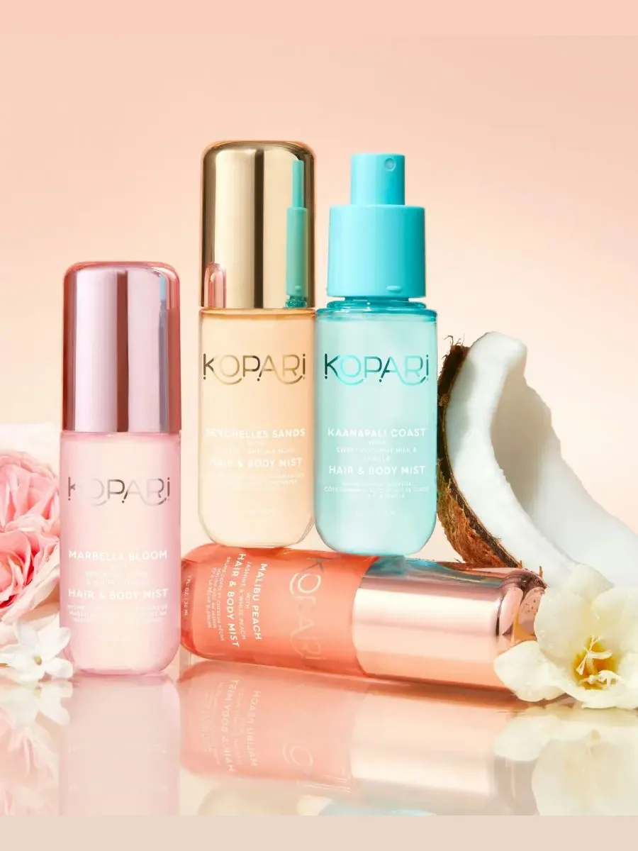 Kopari Beauty Набор из 4 спреев для волос и тела «Ароматы рая» — изображение 2 из 7