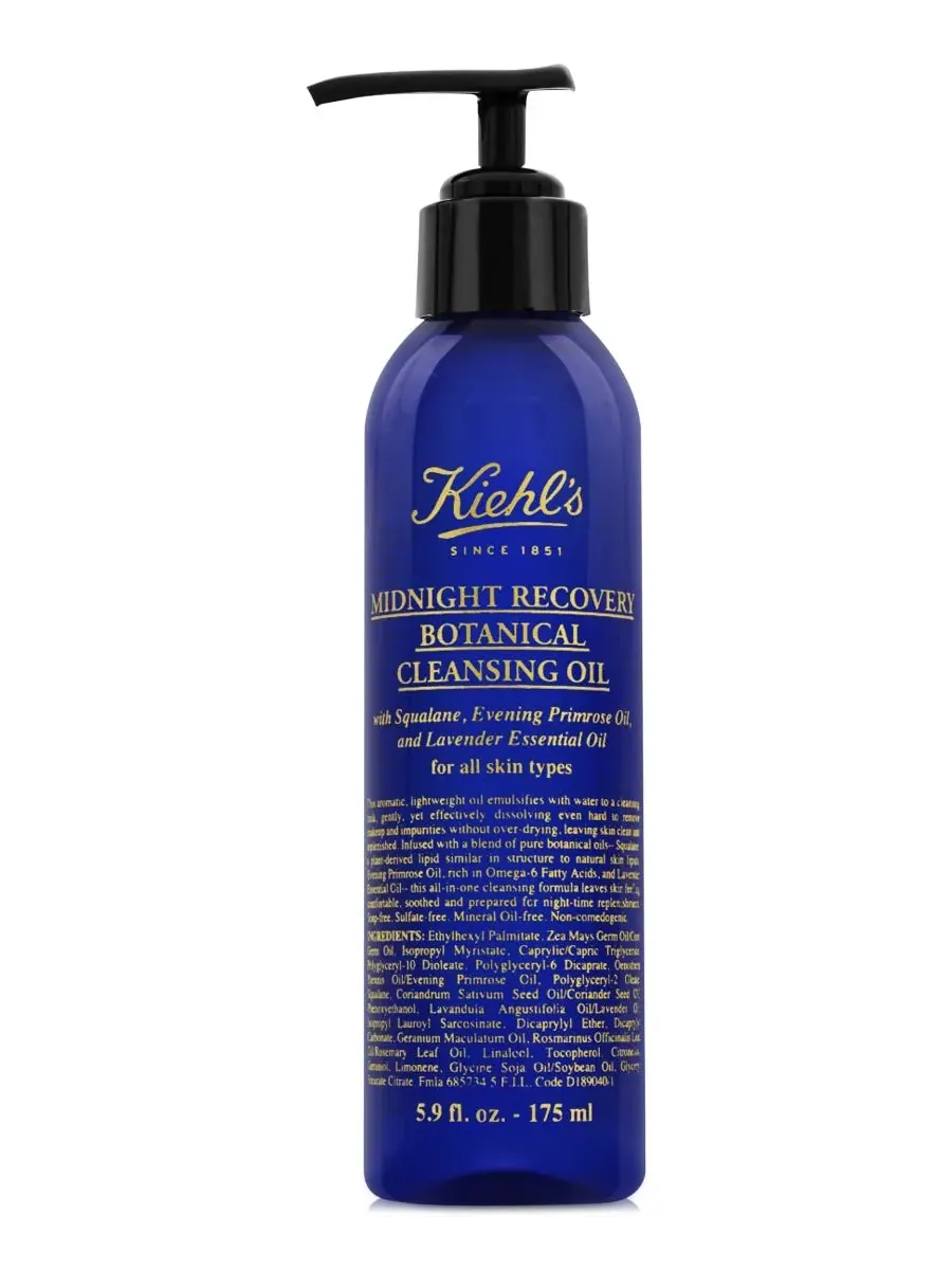 Гидрофильное масло Kiehl's — Since 1851 Очищающее масло Midnight Recovery Botanical Cleansing Oil